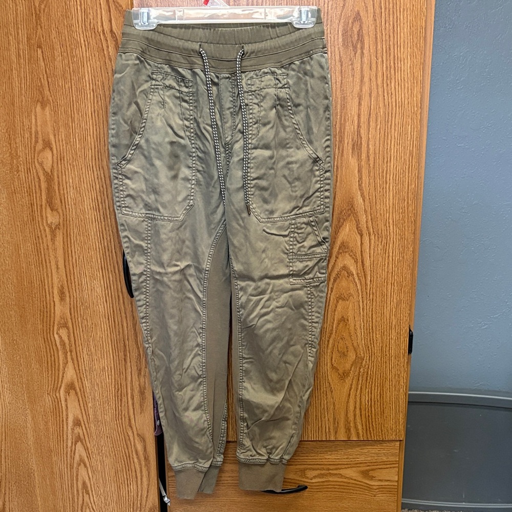 Anthropologie Olive Utility pants